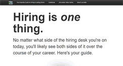 Desktop Screenshot of hireandgethired.com