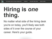 Tablet Screenshot of hireandgethired.com